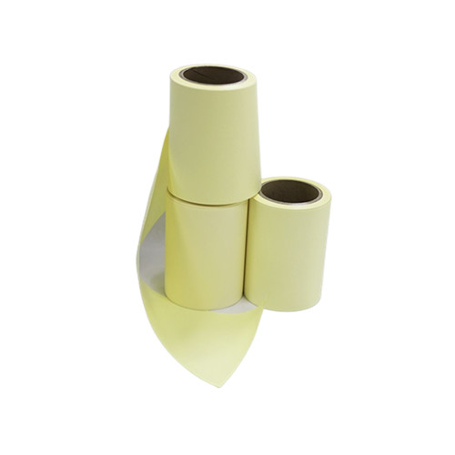 59g Yellow Blue Sticker Silicone Coated Release Paper Sheets SGS