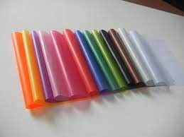 59g Yellow Blue Sticker Silicone Coated Release Paper Sheets SGS