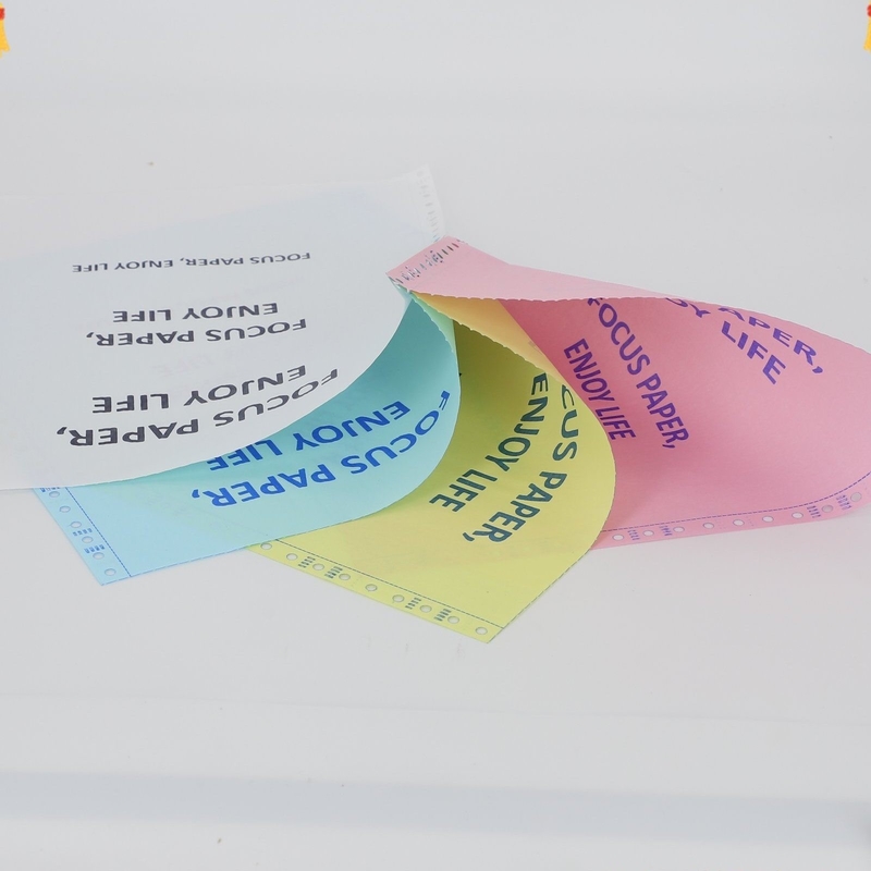 100% Virgin Wood Pulp Blue or Black Image NCR Paper CB/CFB/CF