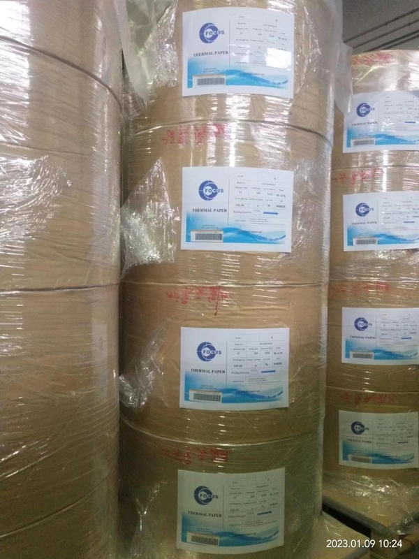 High Smooth China Manufacturer Blue And Black Imaging Jumbo Thermal Paper Roll
