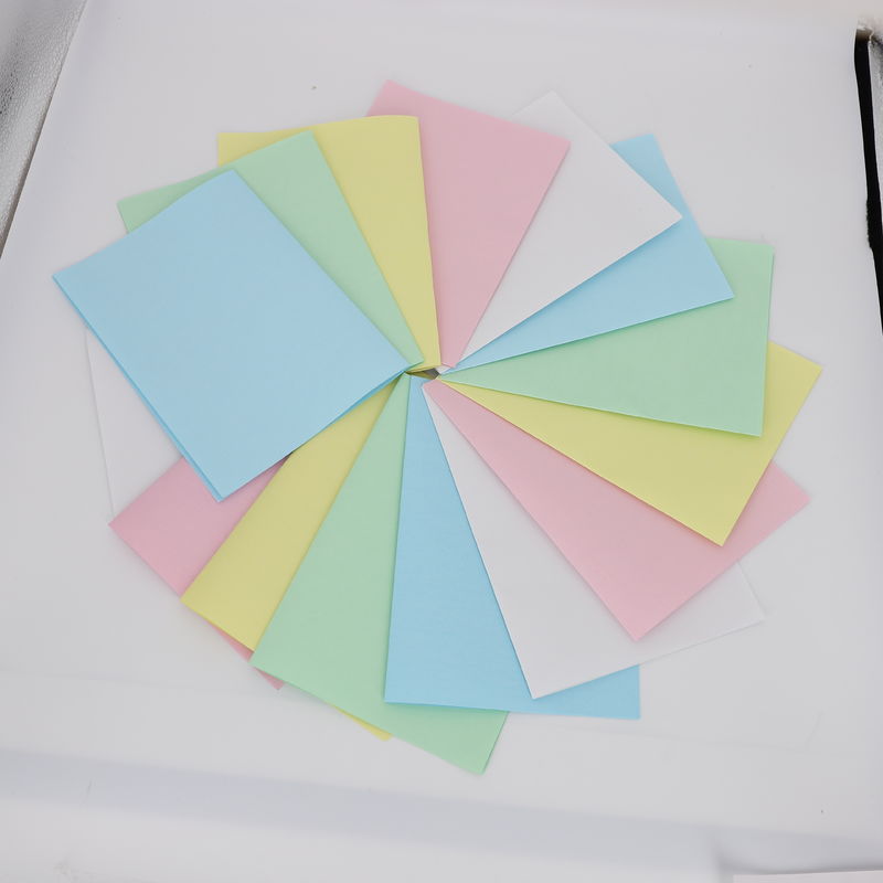 NCR Paper Roll With Black/ Blue Image And White/Pink/Yellow/Blue Green Color