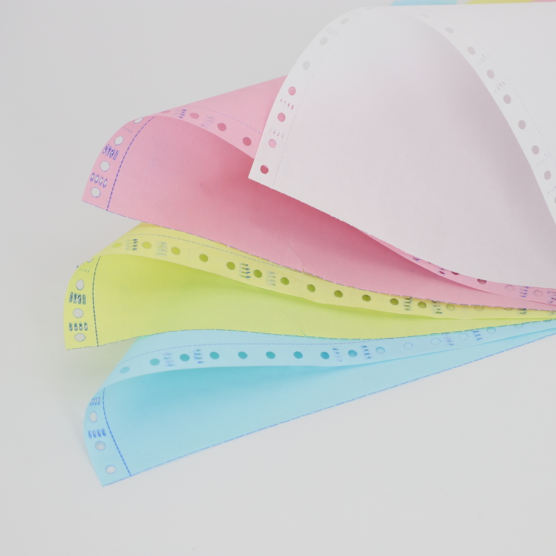 55gsm Copy Writing NCR Paper 3 Part Carbonless Paper Printing 700mm