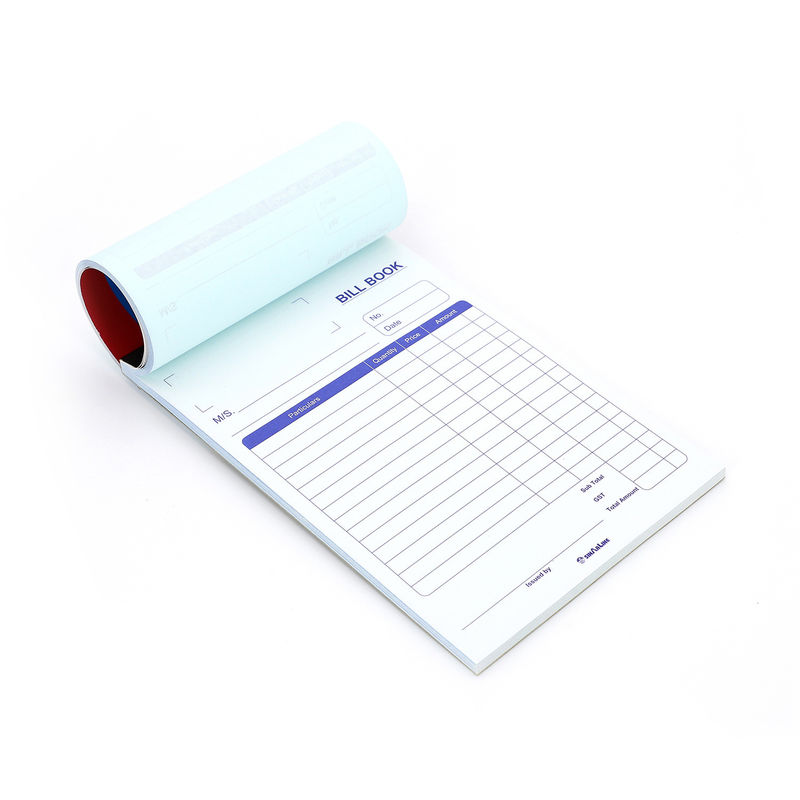 Customized Wood Pulp Smooth Invoice Receipt 5 Plys NCR Paper Sharp Image