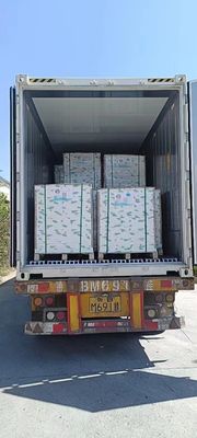 کاغذ کپی NCR A درجه کوچک سیاه / آبی تصویر 50/55/75GSM کاغذ بدون کربن