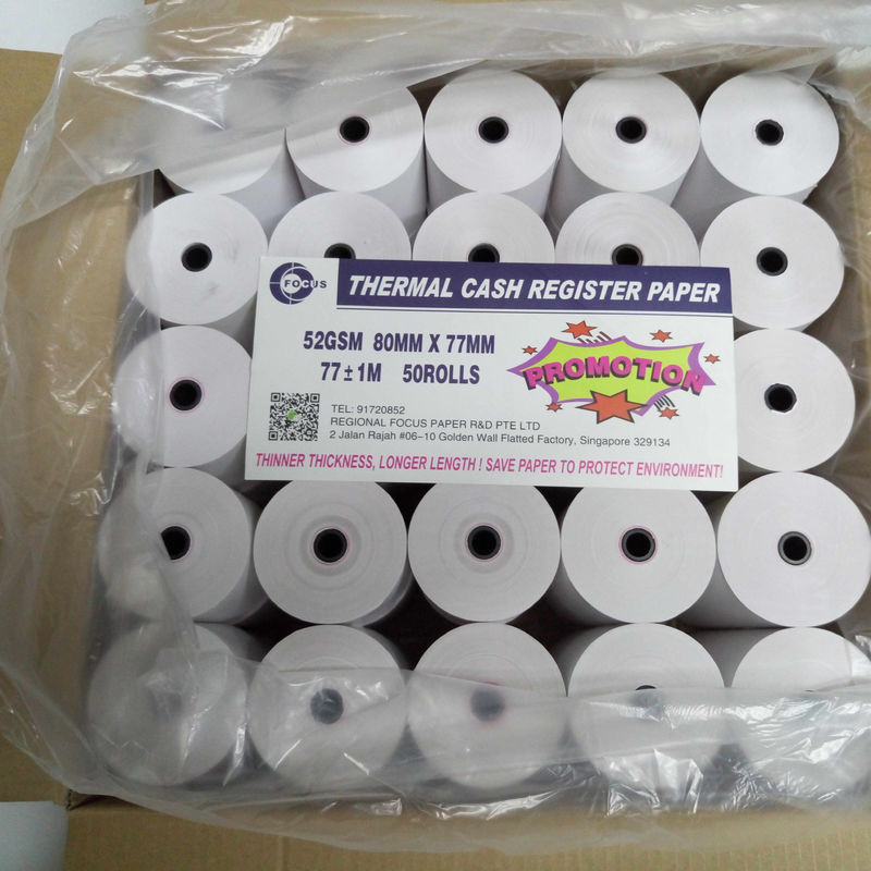 BPA-Free Thermal Paper Roll for POS Receipts – 5+ Year Image Life