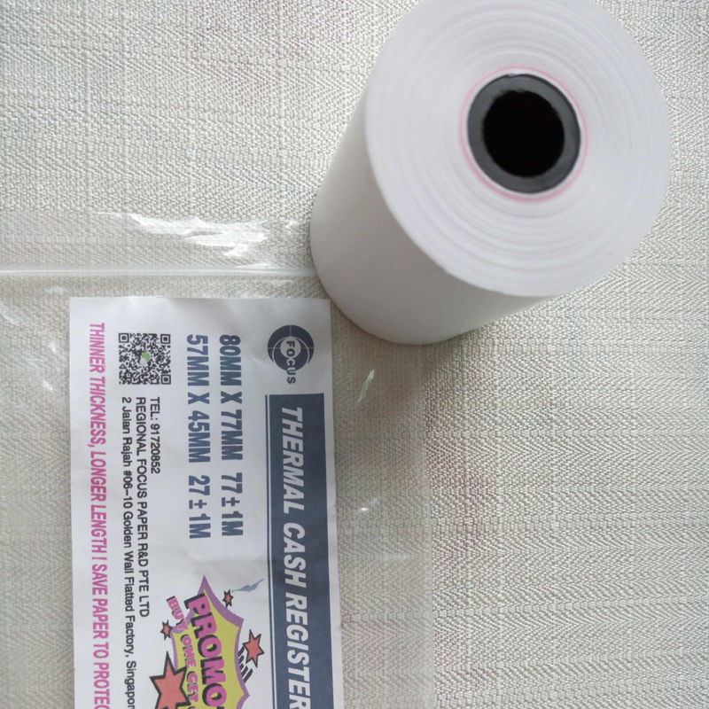 BPA-Free Thermal Paper Roll for POS – Virgin Wood Pulp, High Smoothness & Long Image Retention – Export Quality from China