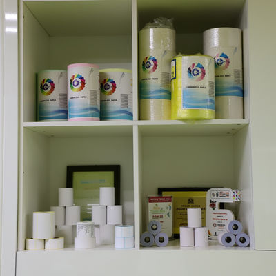 کاغذ حرارتی صاف تایل رول 80mmx80mm برای رول های ATM POS