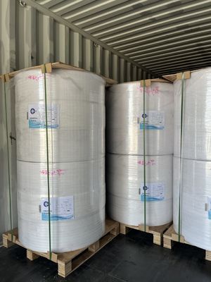 دستگاه ATM Wood Pulp Thermal Paper Rolls Jumbo 640mm/1035mm/800mm